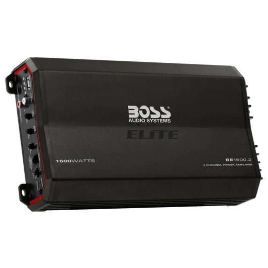 Boss BE1600.2 1600W High Output 2-Channel Car Amplifier w/ MOSFET Power Supply