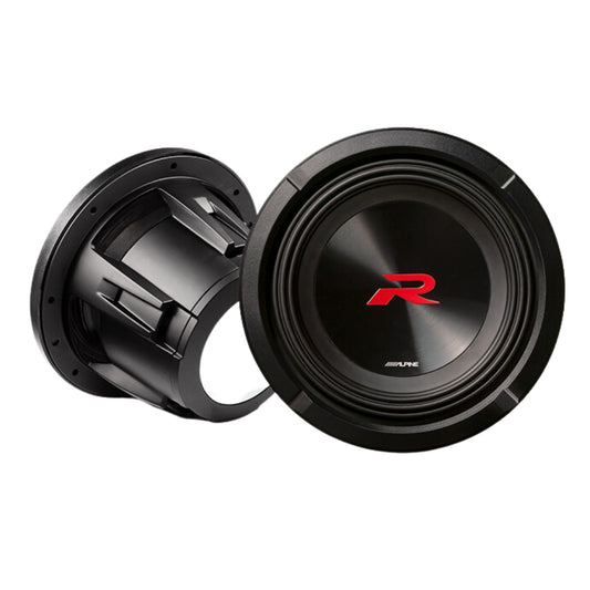 Alpine R-Series R2-W8D2 8 Inch Dual 2-Ohm Voice Coils Subwoofer with 350W RMS