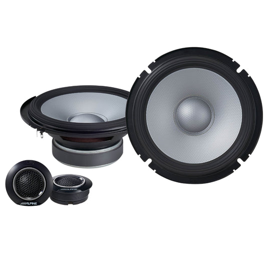 Alpine S2-S65C S-Series 6.5" 2-Way Component Speakers